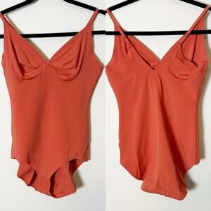 Heist The Outer Shaping Bodysuit Shapewear Sienna Orange Medium
